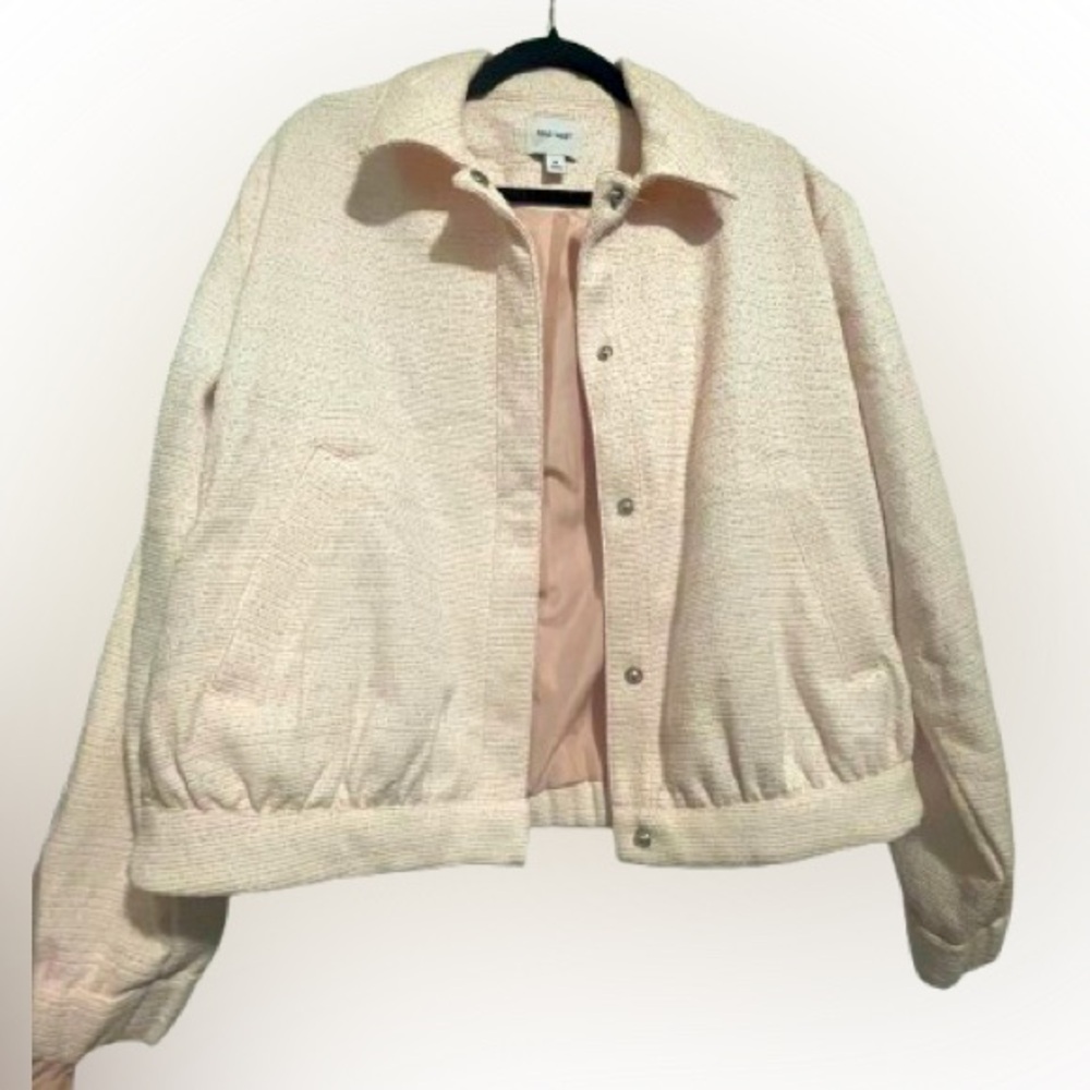 Nine West - The Femme bomber light pink tweed
